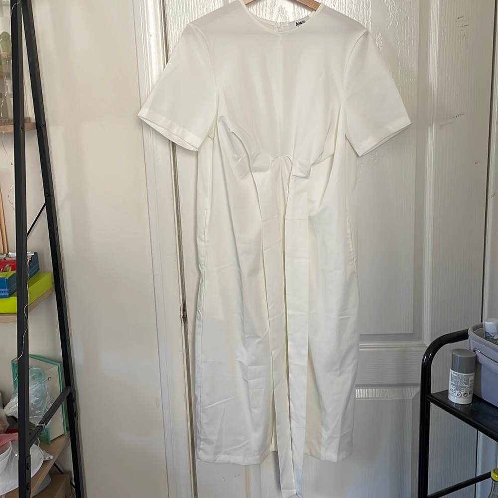 White long dress